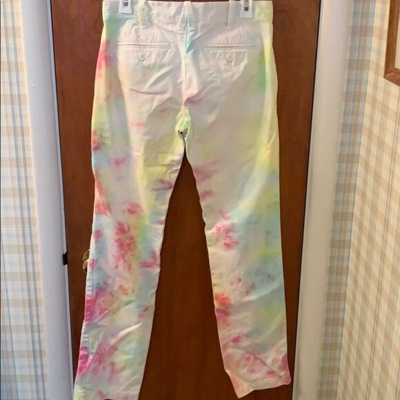 Express Tie dyed white skinny jeans - Picture 4 of 5